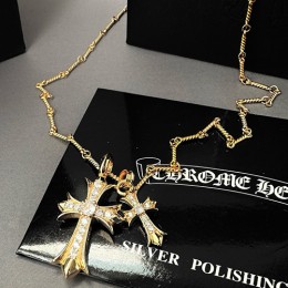 [홍콩명품.Chrome Hearts] 크롬하츠 25SS 로고 도금 925실버 목걸이, ET3045, BUBU, 홍콩명품의류,구매대행,온라인명품