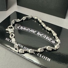 [홍콩명품.Chrome Hearts] 크롬하츠 25SS 로고 FOTI 925실버 팔찌, ET3048, BUBU, 홍콩명품의류,구매대행,온라인명품