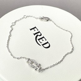 [홍콩명품.FRED] 프레드 25SS 로고 925실버 19cm 팔찌, ET3060, BUBU, 홍콩명품의류,구매대행,온라인명품