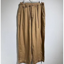 [가격문의][홍콩명품.Loro Piana] 로로피아나 25SS 로고 오버핏 린넨 팬츠 바지 (브라운), BM21624, X2, 홍콩명품가방,명품쇼핑몰,크로스백,핸드백,구매대행
