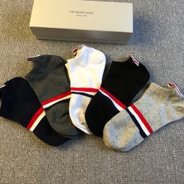 [홍콩명품.THOME BROWNE] 톰브라운 25SS 로고 명품 브랜드 모음 선물용 양말 종아리양말 롱삭스 5종, ET3106, NNT, 홍콩명품의류,구매대행,온라인명품