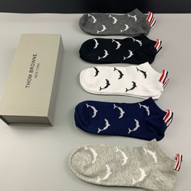 [홍콩명품.THOME BROWNE] 톰브라운 25SS 로고 명품 브랜드 모음 선물용 양말 종아리양말 롱삭스 5종, ET3107, NNT, 홍콩명품의류,구매대행,온라인명품