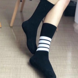 [홍콩명품.THOME BROWNE] 톰브라운 25SS 로고 명품 브랜드 모음 선물용 양말 종아리양말 롱삭스 6종, ET3112, NNT, 홍콩명품의류,구매대행,온라인명품