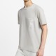 [홍콩명품.LOUIS VUITTON] 루이비통 25SS 로고 모노그램 니트 반팔 티셔츠 (화이트), BM21691, JU, 레플리카의류,미러급사이트