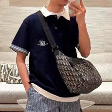 [가격문의][홍콩명품,Christian Dior] 디올 25SS 로고 자수 카라 폴로 반팔 티셔츠 (네이비), BM21694, JU, 레플리카의류,미러급사이트