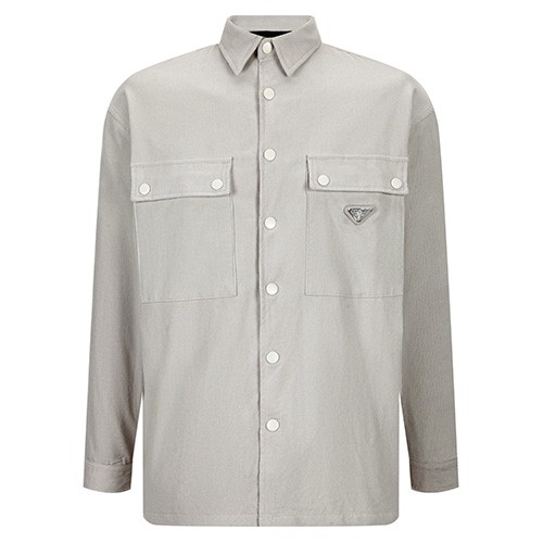 [홍콩명품,PRADA] 프라다 25SS 삼각로고 코드류이 골덴 남방 셔츠 (2컬러), BM21695, JU, 레플리카의류,미러급사이트