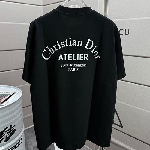 [홍콩명품,Christian Dior] 디올 25SS 로고 프린트 반팔 티셔츠 (2컬러), BM21760, G5, 레플리카의류,미러급사이트