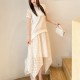 [가격문의][홍콩명품.LOUIS VUITTON] 루이비통 25SS 로고 여성 반팔 원피스 (화이트), BM21780, TBG, 레플리카의류,미러급사이트
