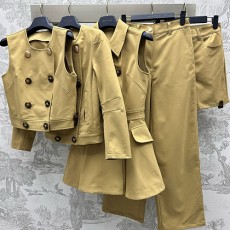 [가격문의][홍콩명품.LOUIS VUITTON] 루이비통 25SS 로고 여성 자켓 원피스 핫팬츠 3PCS (베이지), BM21816, COCO, 레플리카의류,미러급사이트