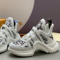[가격문의][홍콩명품.LOUIS VUITTON] 루이비통 25SS 로고 여성 모노그램 아치라이트 스니커즈 운동화 1AHOPR (화이트), SE5360, PMD, 명품스니커즈,운동화,구두,로퍼,하이탑,신발