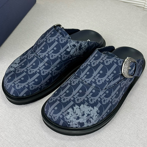[홍콩명품,Christian Dior] 디올 25SS 로고 오블리크 뮬 슬리퍼 (블루), SE5376, ALW, 명품스니커즈,운동화,구두,로퍼,하이탑,신발