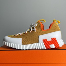 [홍콩명품.Hermes] 에르메스 25SS 로고 LIFT 스니커즈 운동화 (카라멜), SE5392, ALW, 명품스니커즈,운동화,구두,로퍼,하이탑,신발