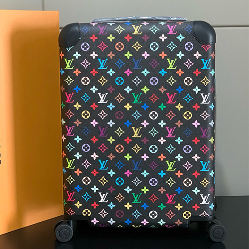 [홍콩명품.LOUIS VUITTON] 루이비통 25SS 로고 모노그램 레더 호라이즌55 캐리어 (블랙), CR132, B4, 홍콩명품쇼핑몰,무브타임,악세사리,잡화,생활용품