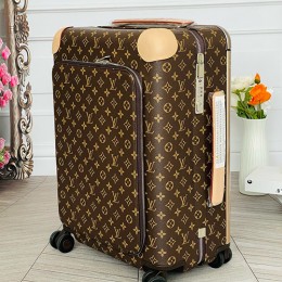 [홍콩명품.LOUIS VUITTON] 루이비통 25SS 로고 모노그램 레더 호라이즌55 캐리어 (브라운), CR136, B4, 홍콩명품쇼핑몰,무브타임,악세사리,잡화,생활용품