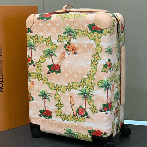 [홍콩명품.LOUIS VUITTON] 루이비통 25SS 로고 모노그램 레더 호라이즌55 캐리어 (핑크), CR139, B4, 명품레플리카, 캐리어, 여행가방 투어