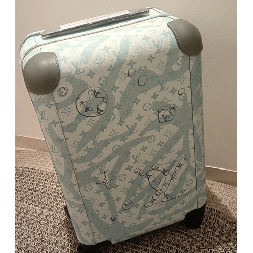 [홍콩명품.LOUIS VUITTON] 루이비통 25SS 로고 모노그램 레더 호라이즌 캐리어 (화이트), CR143, B4, 명품레플리카, 캐리어, 여행가방 투어