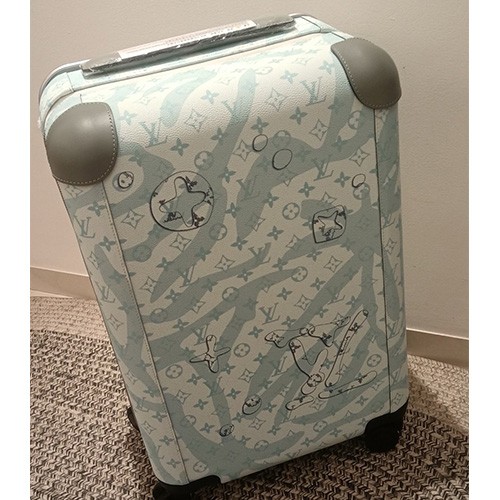 [홍콩명품.LOUIS VUITTON] 루이비통 25SS 로고 모노그램 레더 호라이즌 캐리어 (화이트), CR143, B4, 명품레플리카, 캐리어, 여행가방 투어