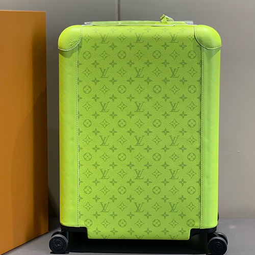 [홍콩명품.LOUIS VUITTON] 루이비통 25SS 로고 모노그램 레더 호라이즌55 캐리어 (그린), CR144, B4, 명품레플리카, 캐리어, 여행가방 투어