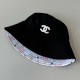 [홍콩명품.CHANEL] 샤넬 25SS 로고 자수 벙거지 모자 (블랙), CA0394, BC, 명품레플리카 모자 캡 남자여자