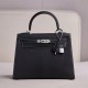 [홍콩명품.Hermes] 에르메스 25SS 로고 Kelly 28 램스킨 토트백 핸드백 (블랙-은장), BGM5065, BDA, 홍콩명품가방,명품쇼핑몰,크로스백,핸드백,구매대행