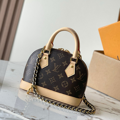 [홍콩명품.LOUIS VUITTON] 루이비통 25SS 로고 모노그램 ALMA 토트백 핸드백 M14933 (브라운), BGM5083, BDA, 홍콩명품가방,명품쇼핑몰,크로스백,핸드백,구매대행