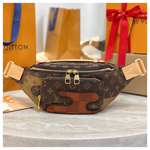 [홍콩명품.LOUIS VUITTON] 루이비통 25SS 로고 러시 범백 모노그램 다미에 남성 크로스백 힙색 벨트백  M15271, BGM5099, BDA, 홍콩명품가방,명품쇼핑몰,크로스백,핸드백,구매대행