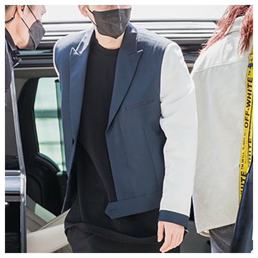 [홍콩명품,Christian Dior] 디올 25SS 로고 옴므 카라 봄버 자켓 (네이비-화이트), BM21830, KB, 레플리카의류,미러급사이트