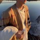 [홍콩명품.Burberry] 버버리 25SS 로고 체크패턴 V넥 니트 가디건 (카라멜), BM21894, KB, 레플리카의류,미러급사이트