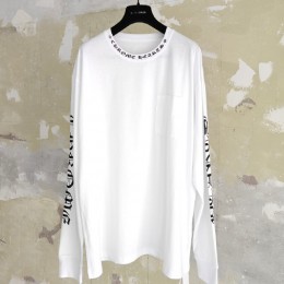 [홍콩명품.Chrome Hearts] 크롬하츠 25SS 로고 프린트 긴팔 티셔츠 (2컬러), BM21928, JL, 레플리카의류,미러급사이트
