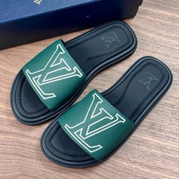 [홍콩명품.LOUIS VUITTON] 루이비통 25SS 로고 레더 가죽 샌들 슬리퍼 (5컬러), SE5431, S3, 명품스니커즈,운동화,구두,로퍼,하이탑,신발