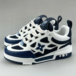 [홍콩명품.LOUIS VUITTON] 루이비통 25SS 로고 남여 SKATE 스니커즈 운동화 (네이비-화이트), SE5443, S3, 명품스니커즈,운동화,구두,로퍼,하이탑,신발