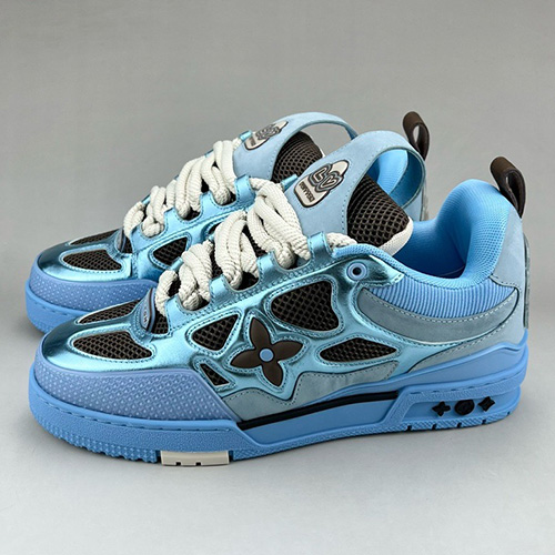 [홍콩명품.LOUIS VUITTON] 루이비통 25SS 로고 남여 SKATE 스니커즈 운동화 (스카이블루), SE5447, S3, 명품스니커즈,운동화,구두,로퍼,하이탑,신발