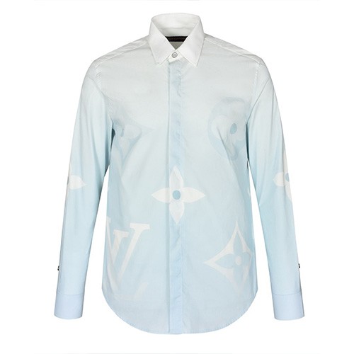 [홍콩명품.LOUIS VUITTON] 루이비통 25SS 로고 모노그램 남방 셔츠 (스카이블루), BM22101, JL, 레플리카의류,미러급사이트