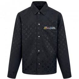 [홍콩명품.LOUIS VUITTON] 루이비통 25SS 로고 모노그램 남방 셔츠 (블랙), BM22102, JL, 레플리카의류,미러급사이트