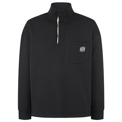 [홍콩명품.LOEWE] 로에베 25SS 로고 자수 터틀넥 긴팔 티셔츠 (2컬러), BM22104, JL, 레플리카의류,미러급사이트