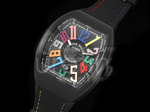 [홍콩명품시계.FRANCK MULLER] 프랑크뮬러 뱅가드 V45 PVD 블랙 케이스 컬러 마커