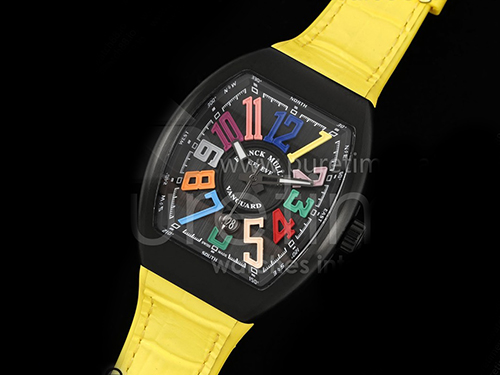 [홍콩명품시계.FRANCK MULLER] 프랑크뮬러 뱅가드 V45 PVD 블랙 케이스 컬러 마커스 블랙 다이얼