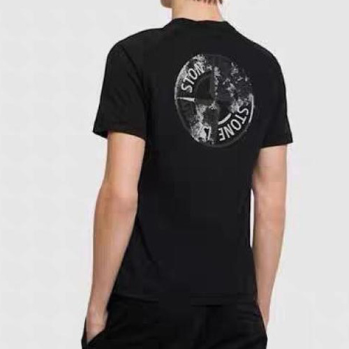 [홍콩명품.Stone Island] 스톤아일랜드 25SS 로고 프린트 반팔 티셔츠 (2컬러), BM22138, JL, 레플리카의류,미러급사이트