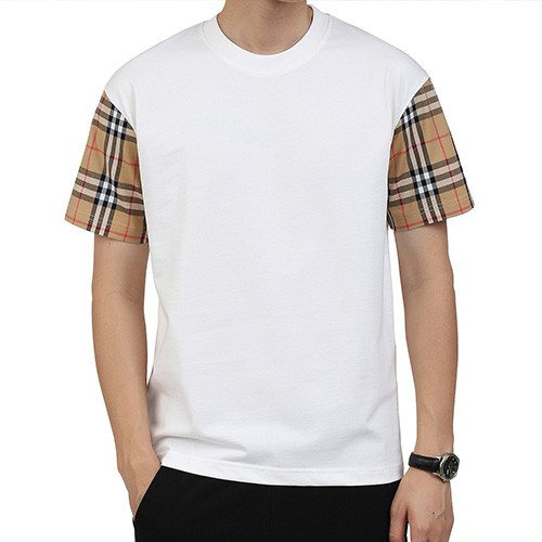 [홍콩명품.Burberry] 버버리 25SS 로고 패턴 반팔 티셔츠 (2컬러), BM22217, S1F, 레플리카의류,미러급사이트
