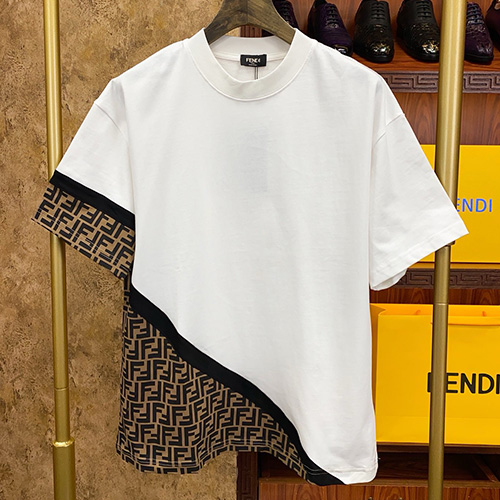 [홍콩명품,FENDI] 펜디 25SS 로고 반팔 티셔츠 (2컬러), BM22225, S1F, 레플리카의류,미러급사이트