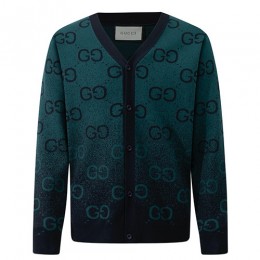 [홍콩명품.Gucci] 구찌 25SS 로고 GG수프림 그라데이션 V넥 니트 가디건 (2컬러), BM22252, S1F, 레플리카의류,미러급사이트