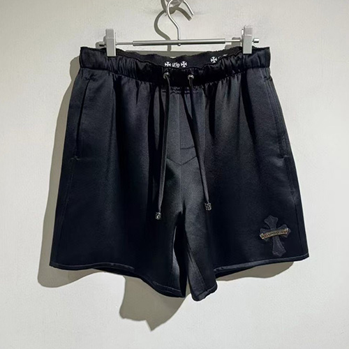 [홍콩명품.Chrome Hearts] 크롬하츠 25SS 로고 쇼츠 반바지 (블랙), BM22291, X2, 레플리카의류,미러급사이트