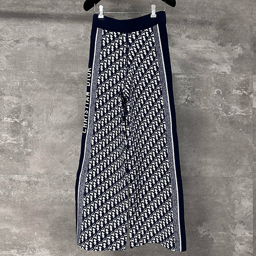 [홍콩명품,Christian Dior] 디올 25SS 로고 오블리크 팬츠 바지 (네이비), BM22305, KK, 레플리카의류,미러급사이트