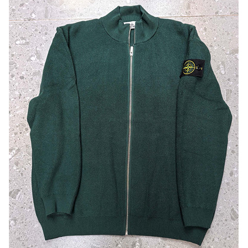 [홍콩명품.Stone Island] 스톤아일랜드 25SS 로고 탈부착 터틀넥 니트 집업 자켓 (6컬러), BM22404, ST1, 레플리카의류,미러급사이트