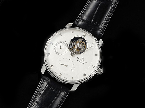 [홍콩명품시계. BLANCPAIN] 블랑팡 빌레레 파워리저브 투어빌론 화이트 다이얼