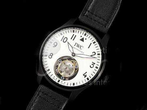 [홍콩명품시계.IWC] 아이더블유씨 빅파일럿 투어빌론 43mm PVD 화이트 다이얼