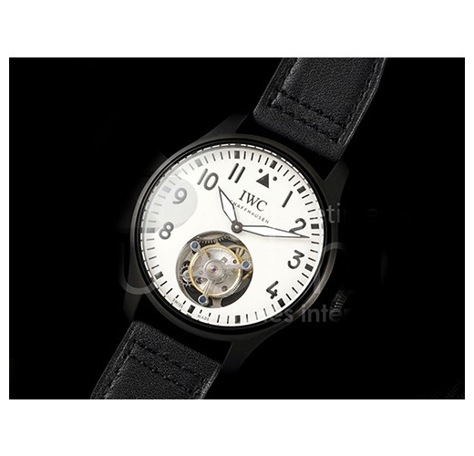 [홍콩명품시계.IWC] 아이더블유씨 빅파일럿 투어빌론 43mm PVD 화이트 다이얼