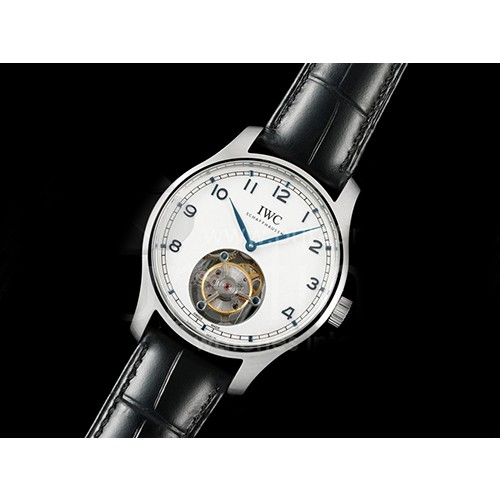 [홍콩명품시계.IWC] 아이더블유씨 포르투기스 투어빌론 화이트/블루 다이얼
