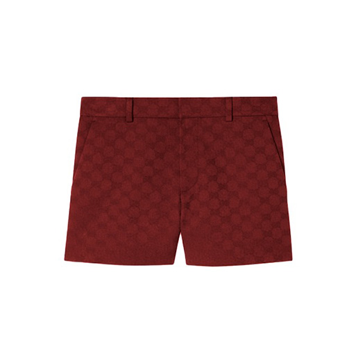 [홍콩명품.Gucci] 구찌 25SS 로고 여성 GG수프림 미니 쇼츠 반바지 핫팬츠 (레드), BM22498, MC, 레플리카의류,미러급사이트