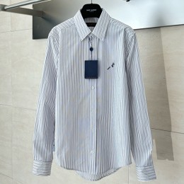 [홍콩명품.LOUIS VUITTON] 루이비통 25SS 로고 스트라이프 남방 셔츠 (화이트), BM22564, KB, 레플리카의류,미러급사이트